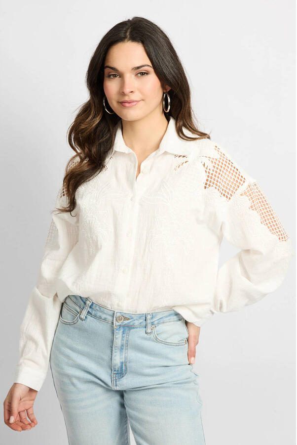 CS the Label blouse ecru