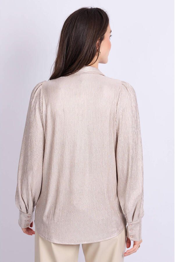 CS the Label blouse goud - Foto 3