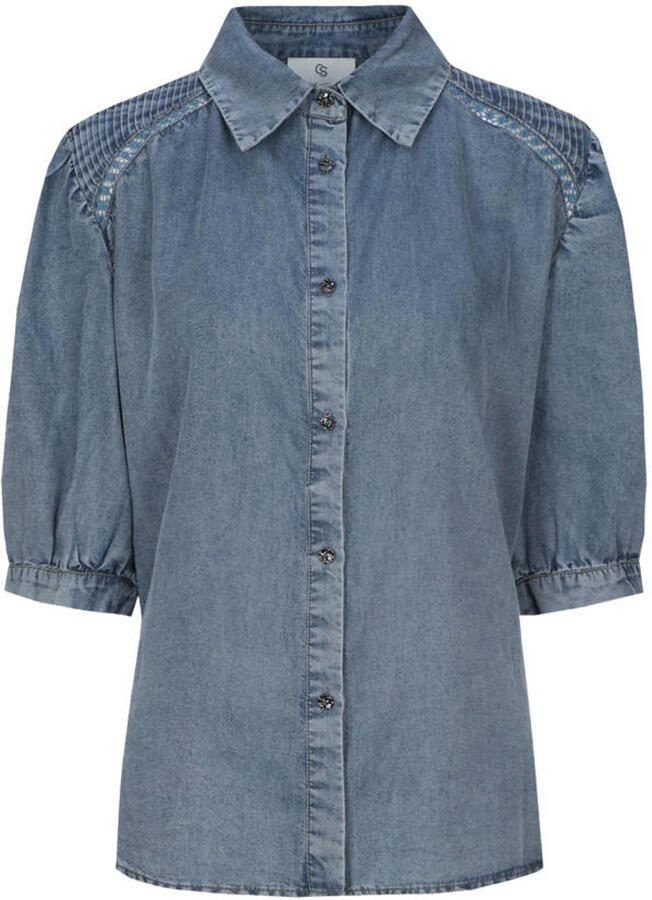 CS the Label blouse medium blue denim - Foto 2