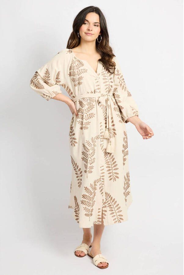 CS the Label blousejurk beige - Foto 3