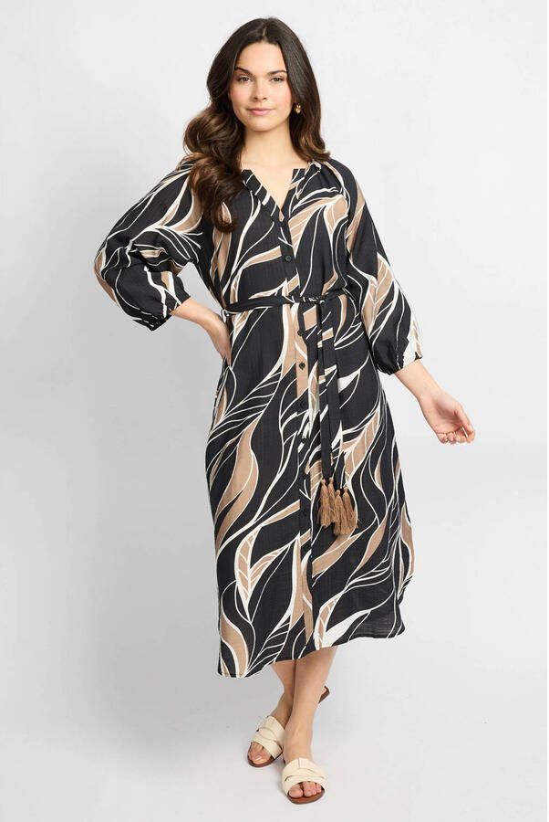 CS the Label blousejurk zwart