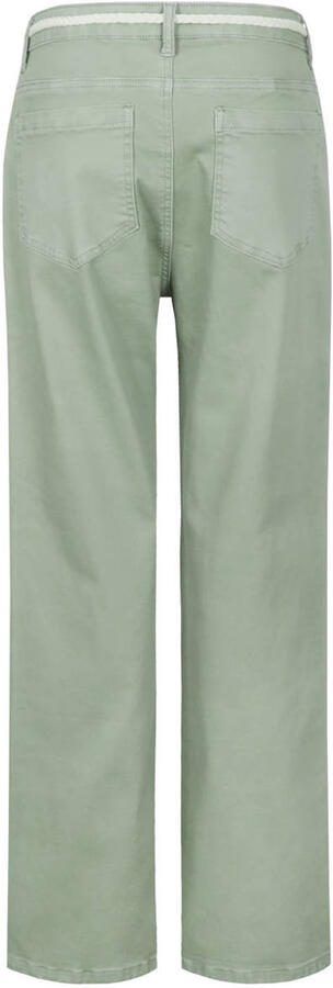 CS the Label bootcut regular waist cropped broek mintgroen - Foto 3