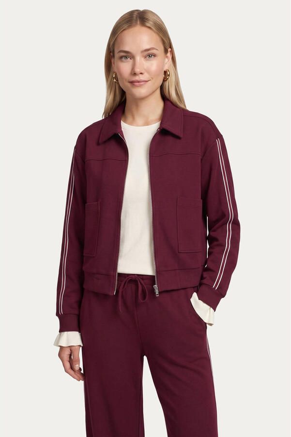 CS the Label jas donkerrood