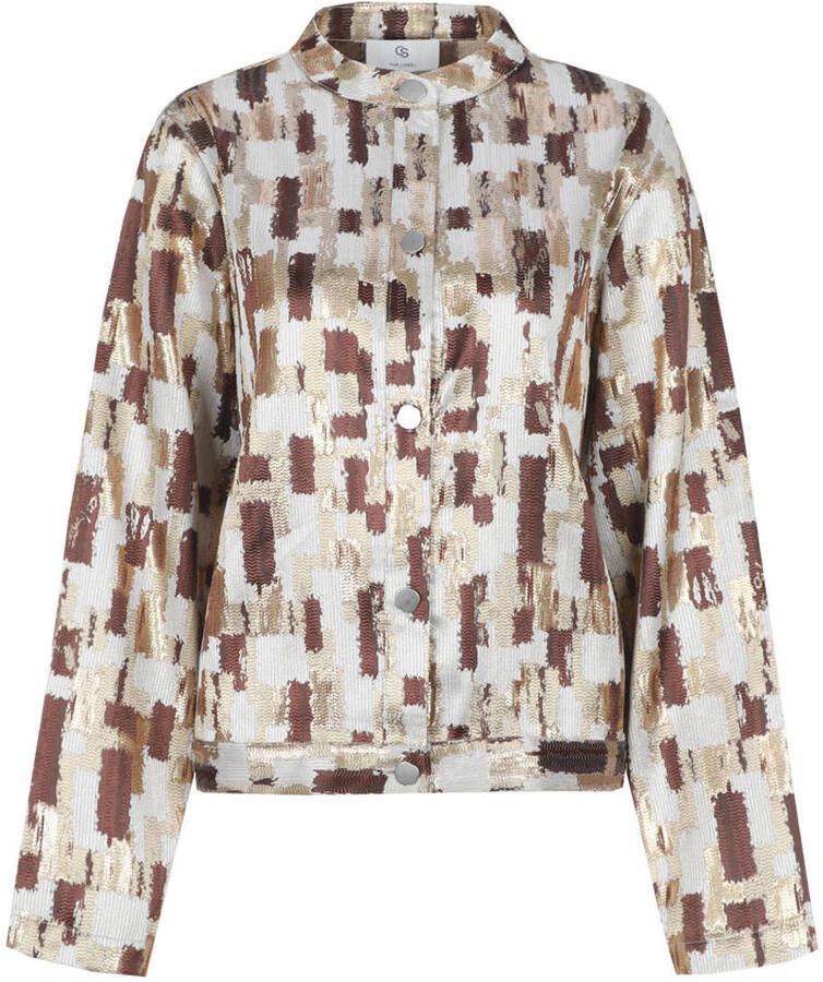 CS the Label jas met print meerkleurig