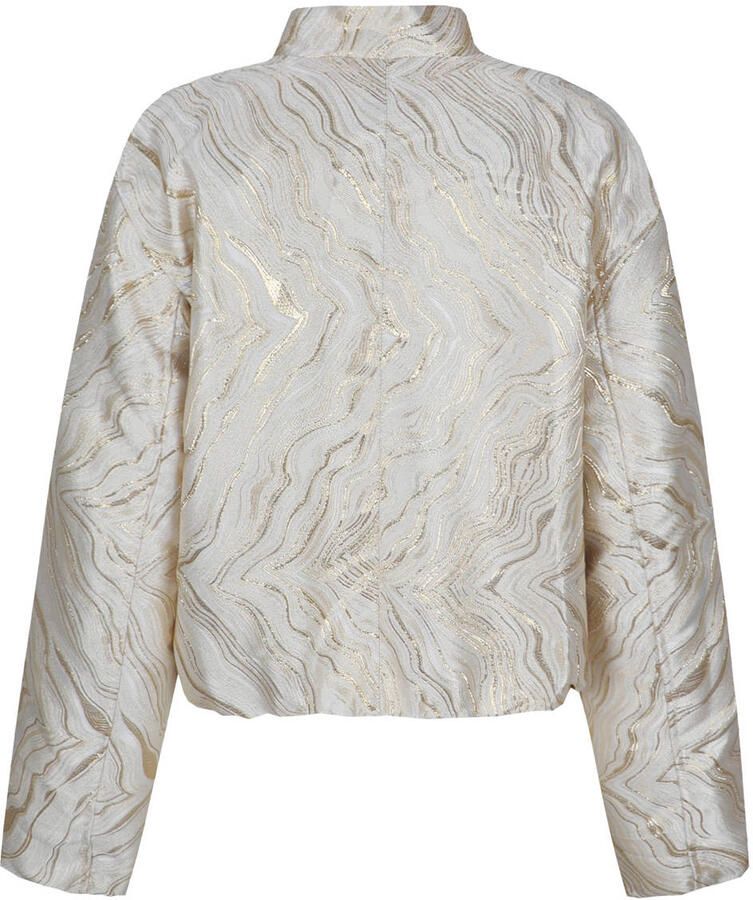 CS the Label jasje met glitter beige - Foto 2