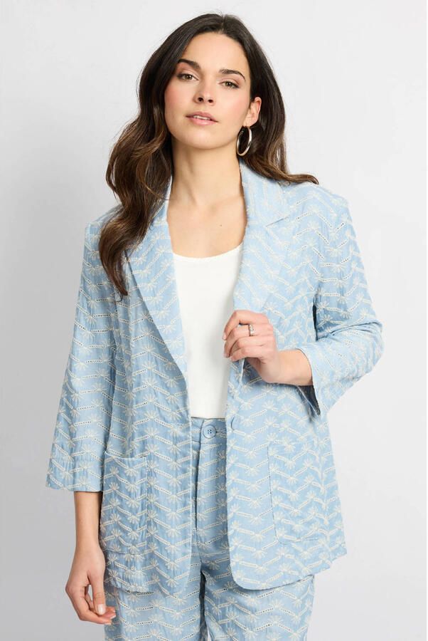 CS the Label regular blazer lichtblauw