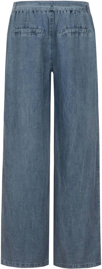 CS the Label regular waist broek medium blue denim - Foto 3