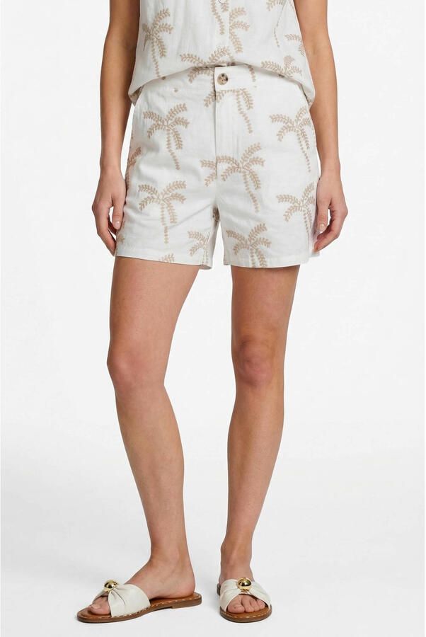 CS the Label regular waist cargo short ecru