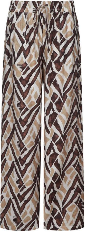 CS the Label regular waist casual broek beige - Foto 2