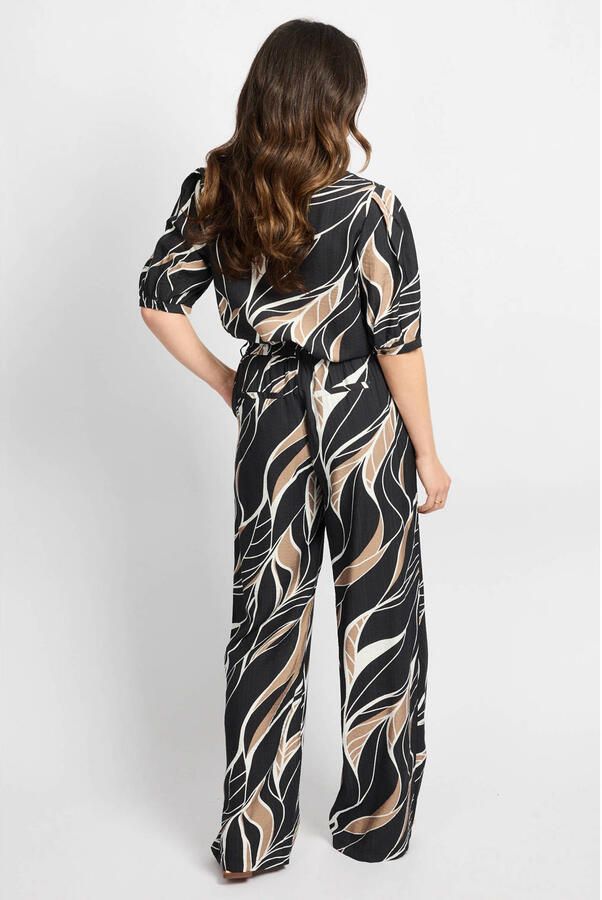 CS the Label regular waist casual broek zwart - Foto 2