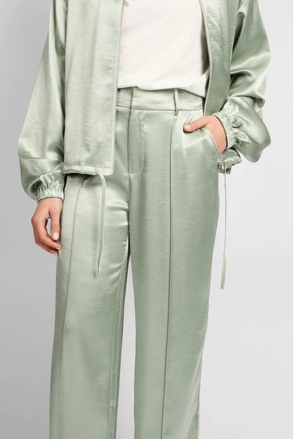 CS the Label regular waist pantalon mintgroen