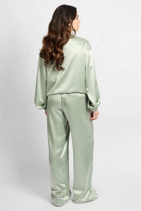 CS the Label regular waist pantalon mintgroen - Foto 2