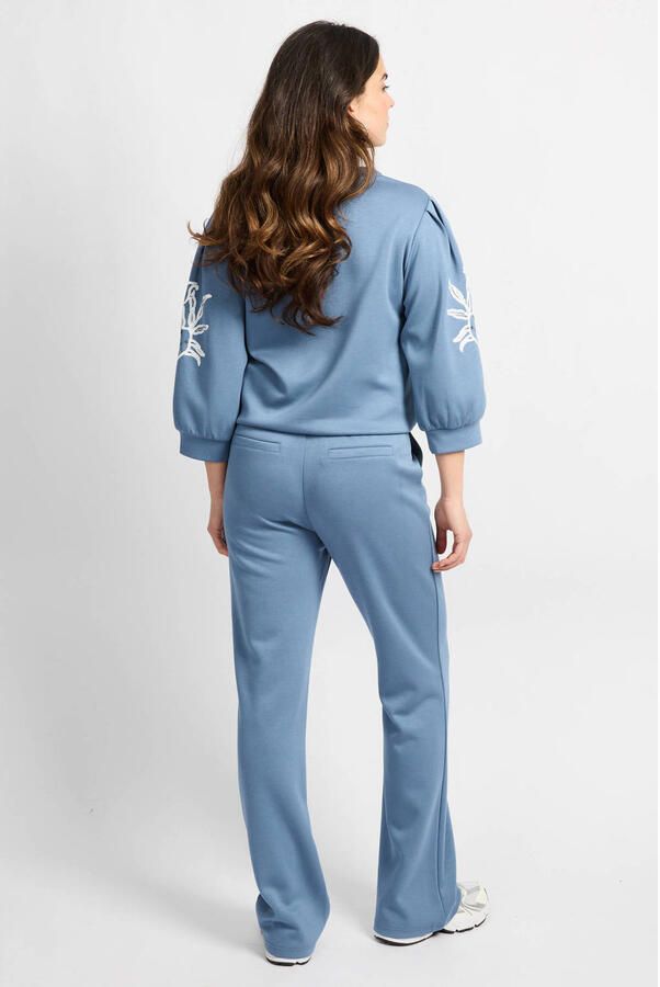 CS the Label straight regular waist casual broek blauw - Foto 2