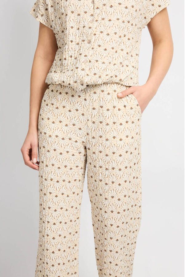 CS the Label straight regular waist casual broek zand