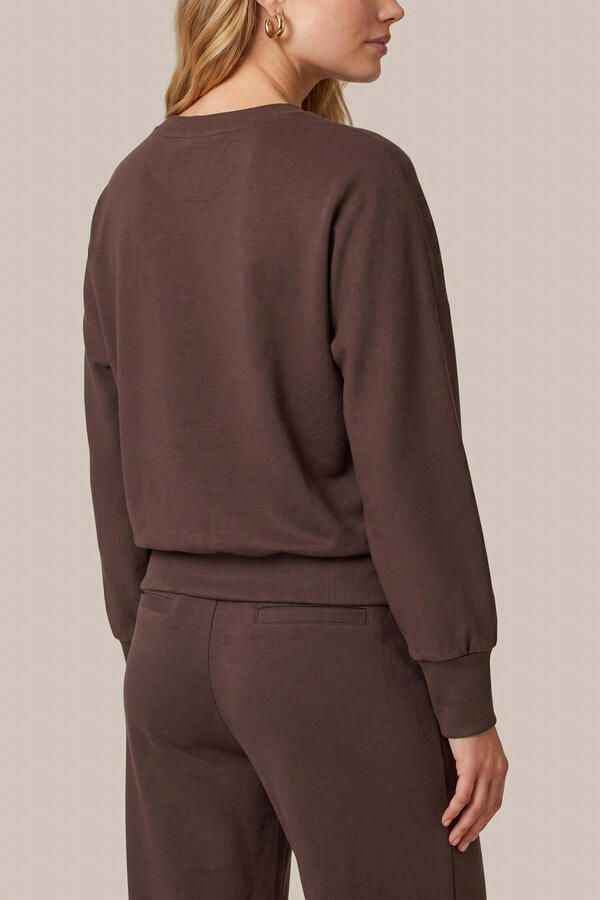 CS the Label sweater met pailletten bruin - Foto 3