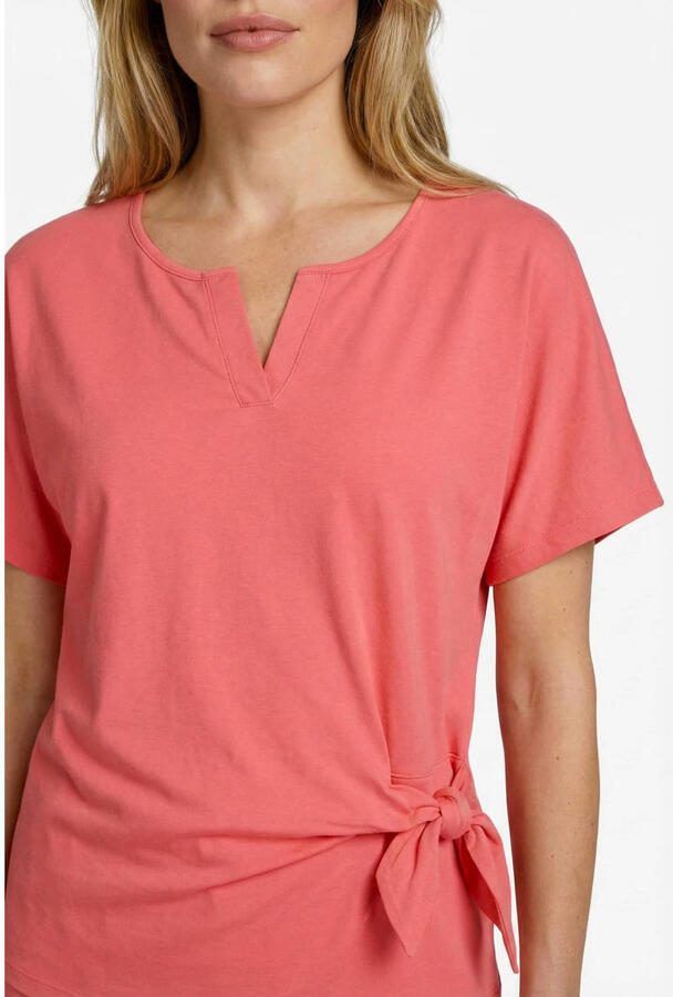 CS the Label top koraalrood