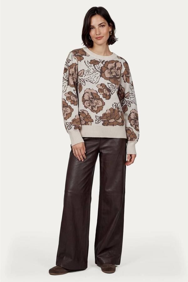 CS the Label wide leg broek bruin - Foto 2