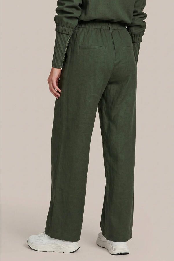 CS the Label wide leg broek groen - Foto 2