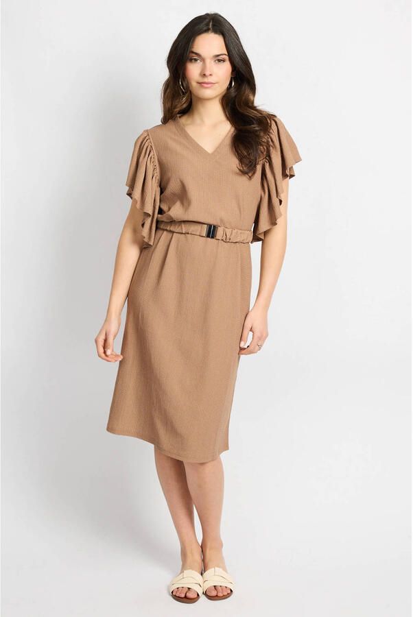 CS the Label zomerjurk bruin - Foto 2