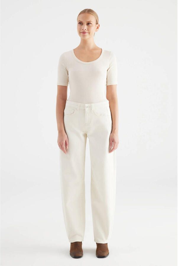 Cup of Joe Denim Barrel jeans ecru