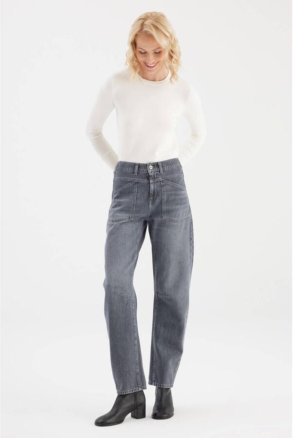 Cup of Joe Denim barrel jeans grijs