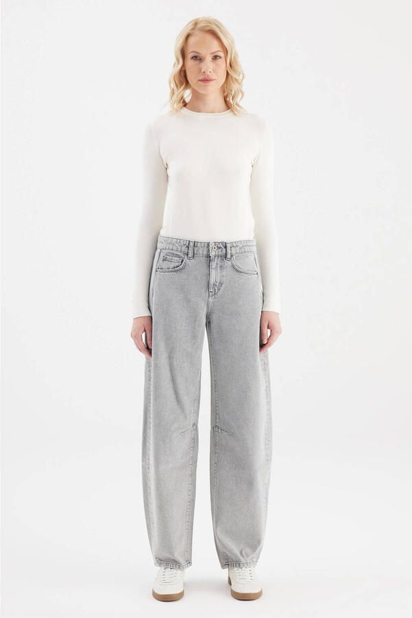 Cup of Joe Denim barrel jeans grijs