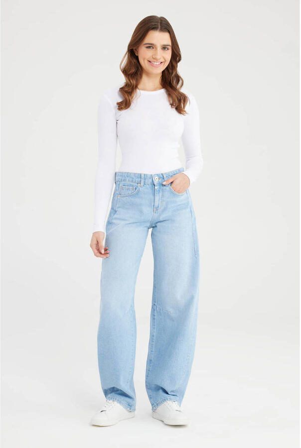Cup of Joe Denim Barrel jeans light blue denim