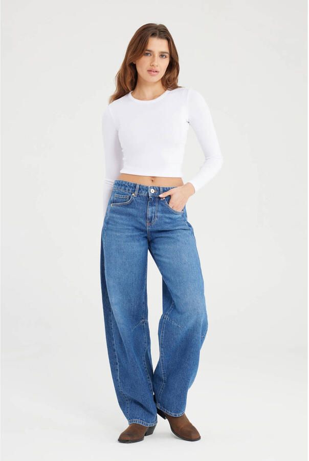 Cup of Joe Denim Barrel jeans medium blue denim