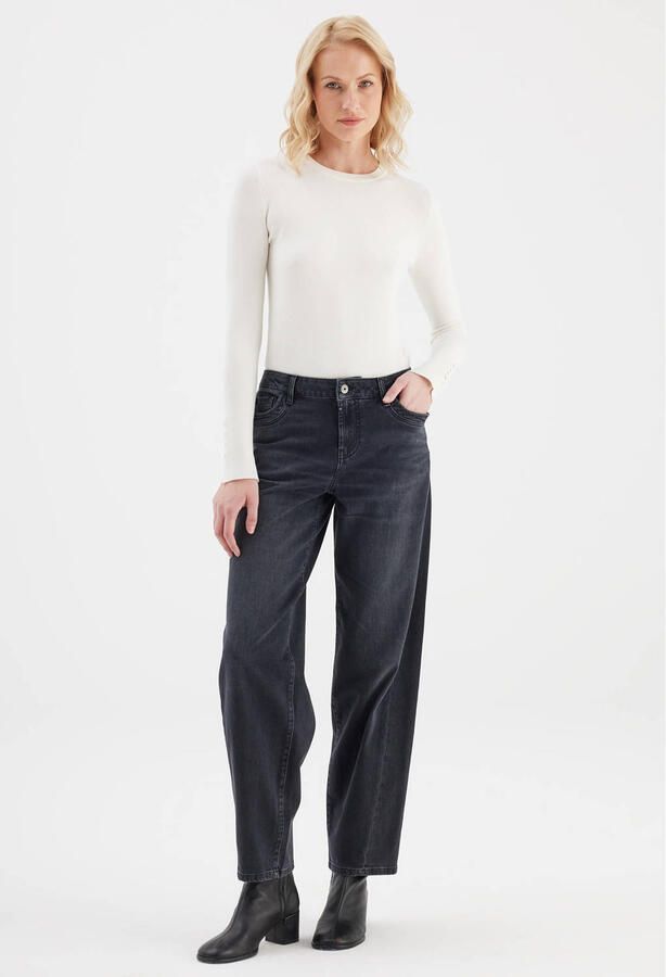 Cup of Joe Denim barrel jeans zwart - Foto 2