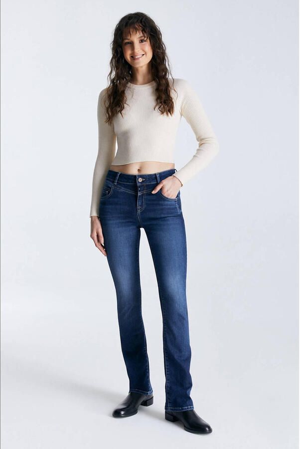 Cup of Joe Denim bootcut jeans Judith dark blue denim - Foto 1