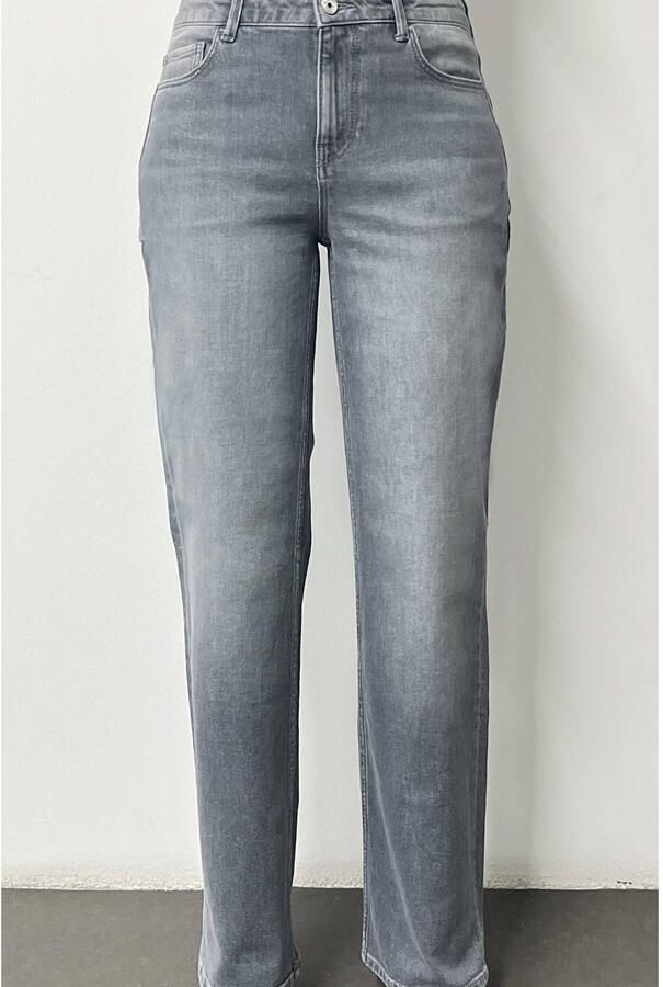 Cup of Joe Denim high straight leg jeans grey denim - Foto 2