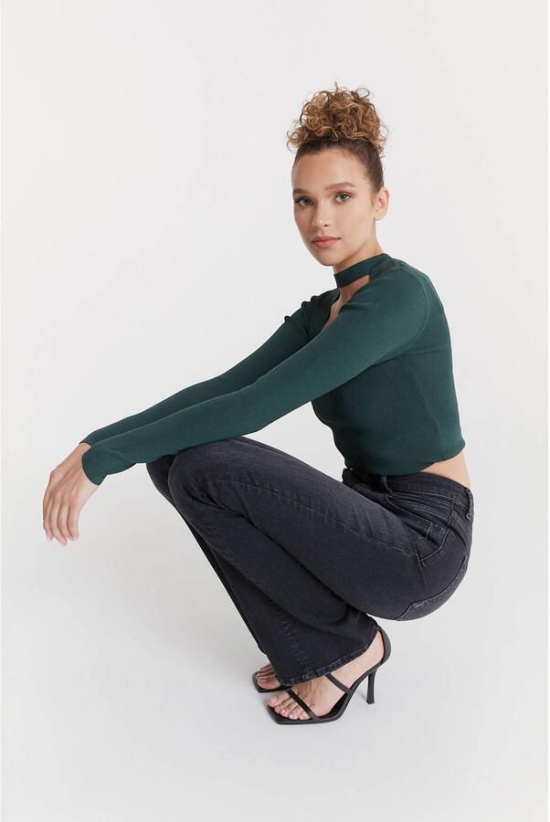 Cup of Joe Denim high waist flared jeans Matilda black denim - Foto 2