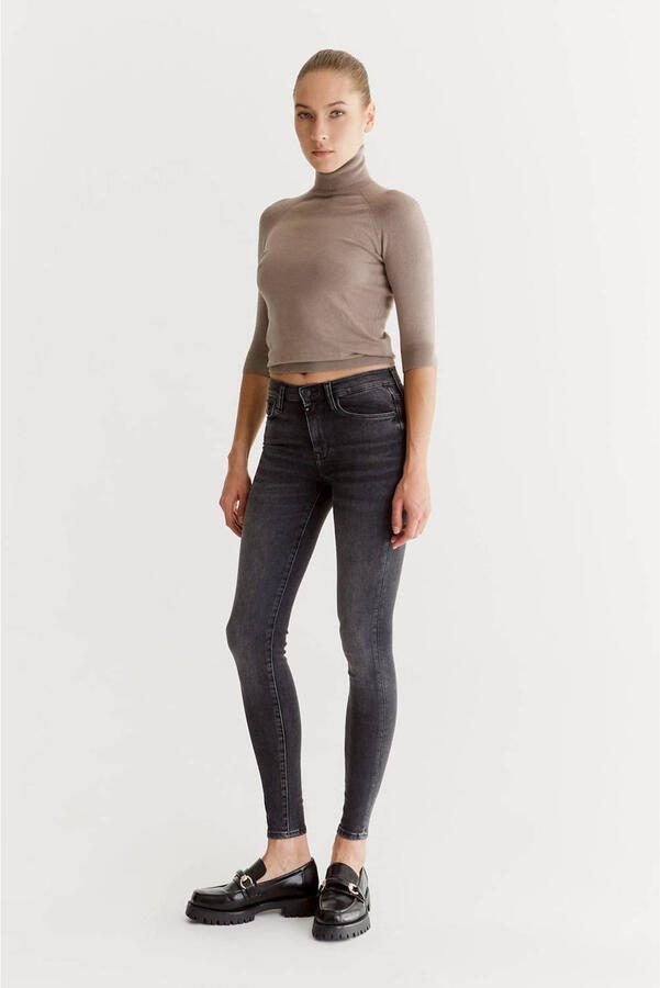 Cup of Joe Denim high waist super skinny jeans grey denim - Foto 3
