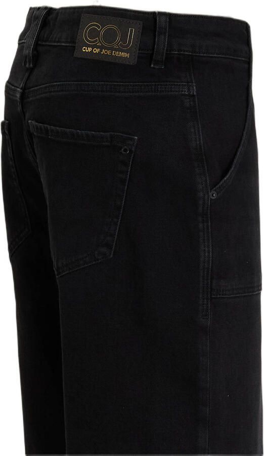 Cup of Joe Denim high wide leg jeans black denim