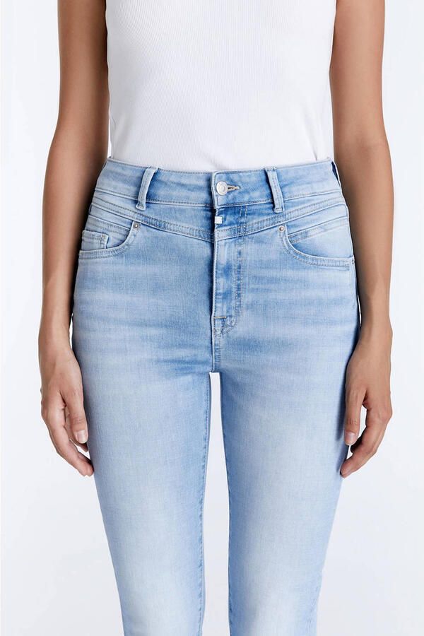 Cup of Joe Denim high waist flared jeans light blue denim