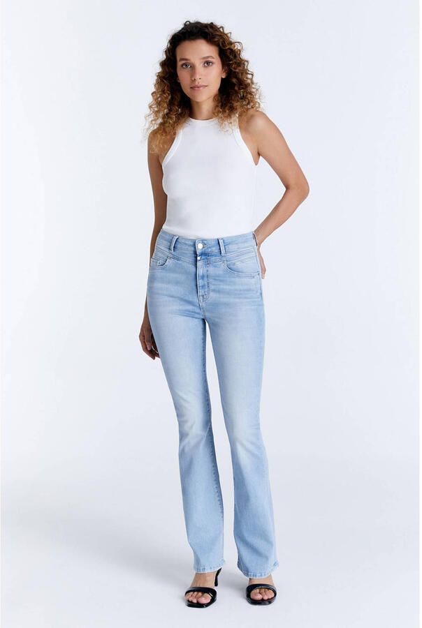 Cup of Joe Denim high waist flared jeans light blue denim - Foto 2