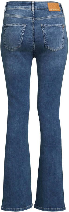 Cup of Joe Denim high waist flared jeans medium blue denim