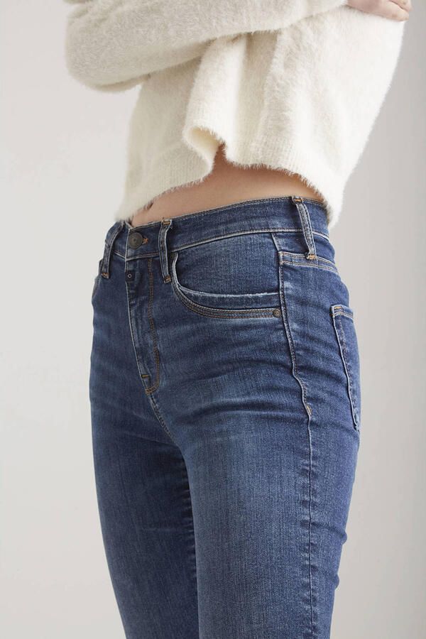 Cup of Joe Denim high waist skinny jeans dark blue denim - Foto 2