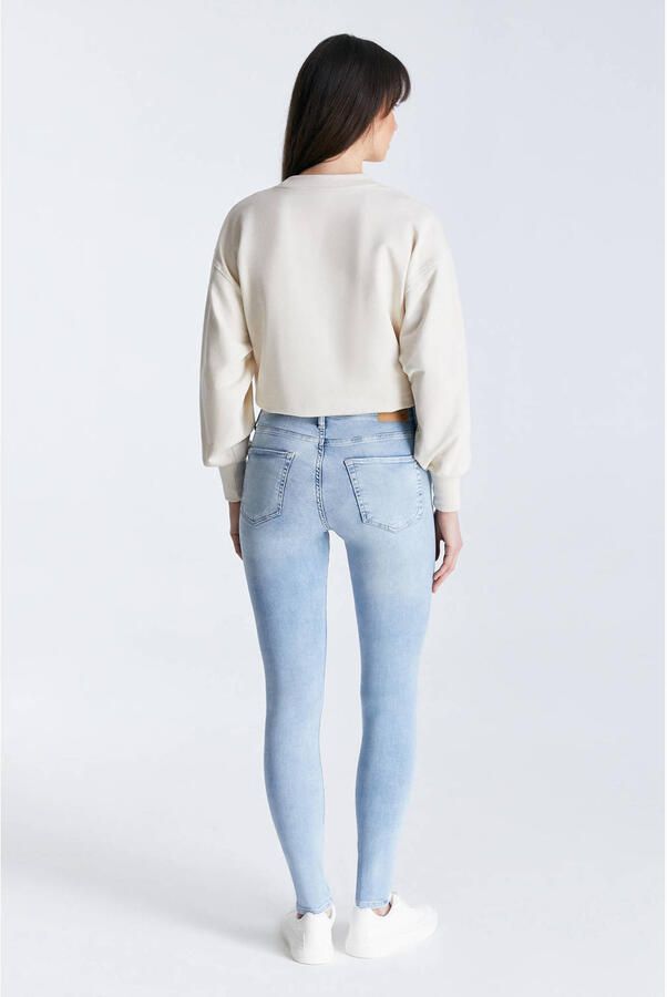 Cup of Joe Denim high waist skinny jeans light blue denim