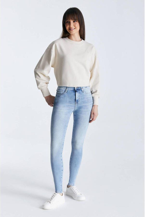 Cup of Joe Denim high waist skinny jeans light blue denim - Foto 2