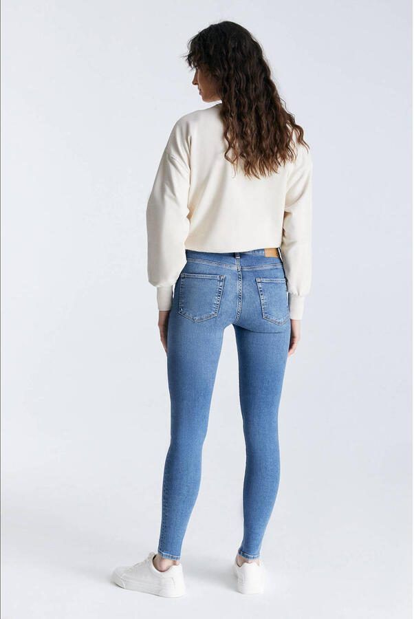 Cup of Joe Denim high waist skinny jeans medium blue denim - Foto 2