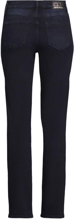 Cup of Joe Denim high waist straight leg jeans dark blue denim - Foto 2