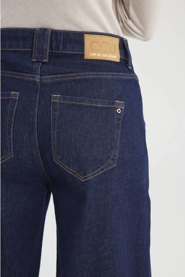 Cup of Joe Denim high waist wide leg jeans dark blue denim - Foto 2