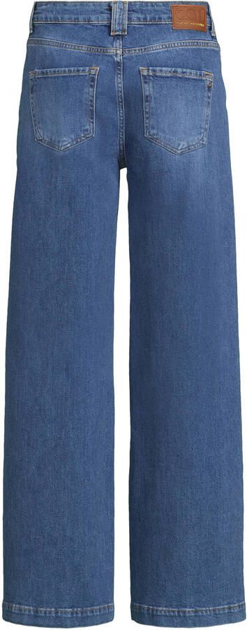 Cup of Joe Denim high waist wide leg jeans medium blue denim - Foto 2