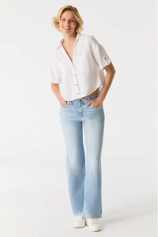 Cup of Joe Denim straight leg jeans light blue denim - Foto 3