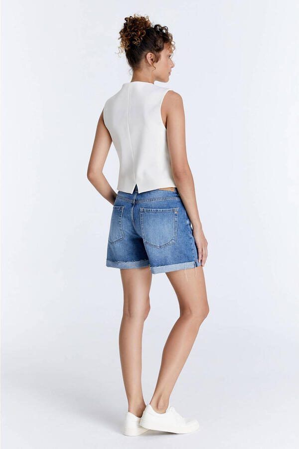Cup of Joe Denim low waist denim short medium blue denim - Foto 2