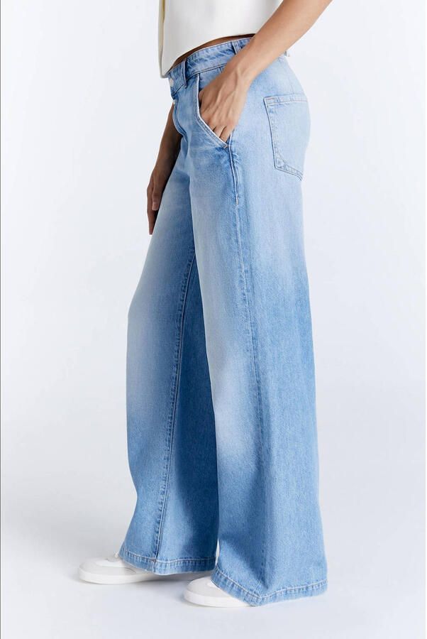Cup of Joe Denim low waist loose fit jeans light blue denim - Foto 2