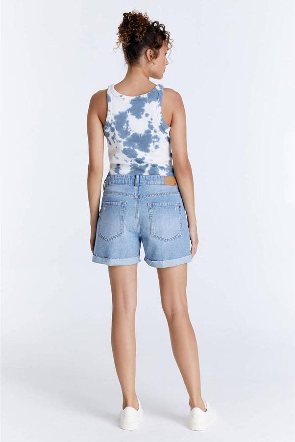 Cup of Joe Denim low waist short light blue denim - Foto 3