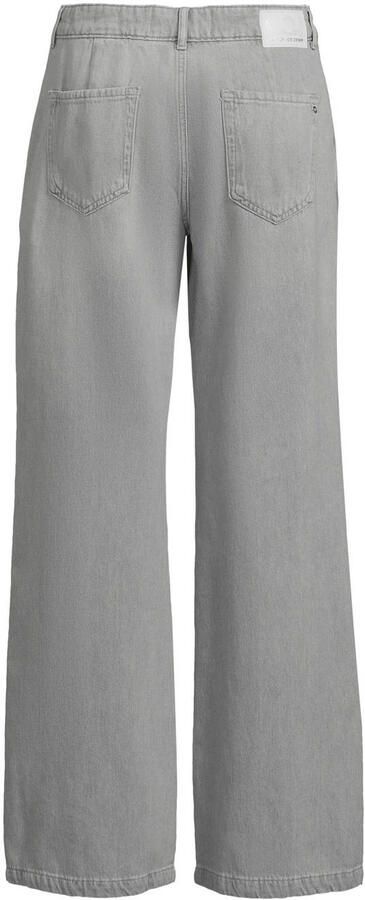 Cup of Joe Denim low waist wide leg jeans lichtgrijs