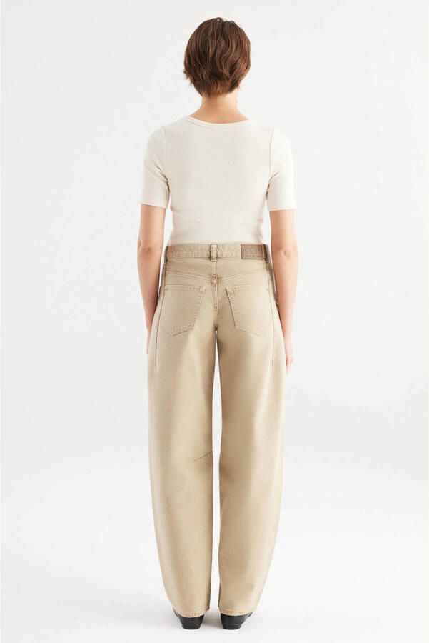 Cup of Joe Denim regular waist barrel jeans beige - Foto 2